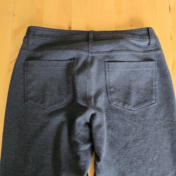 Faded Glory Gray Grey Stretch Knit Bootcut Comfy Women Pants Size 10A Y2K - Picture 5 of 7